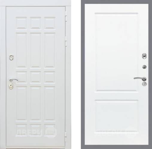 Входная металлическая Дверь Рекс (REX) 8 Силк Сноу FL-117 Силк Сноу в Зарайске