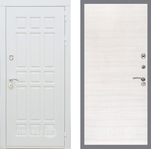 Входная металлическая Дверь Рекс (REX) 8 Силк Сноу GL Акация в Зарайске
