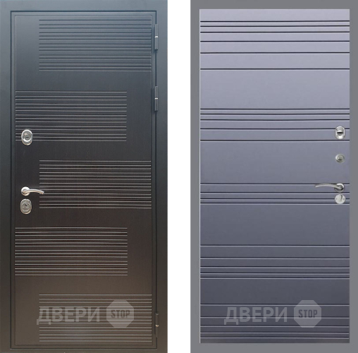 Входная металлическая Дверь Рекс (REX) премиум 185 Line Силк титан в Зарайске