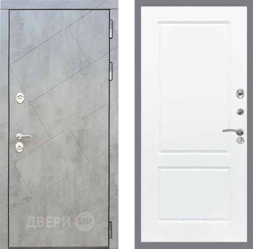 Входная металлическая Дверь Рекс (REX) 22 FL-117 Силк Сноу в Зарайске