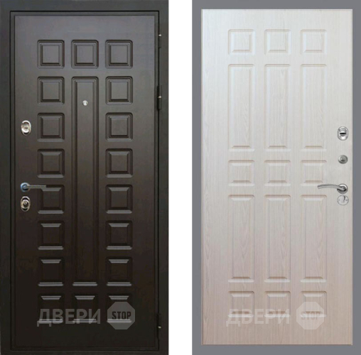 Входная металлическая Дверь Рекс (REX) Премиум 3к FL-33 Беленый дуб в Зарайске