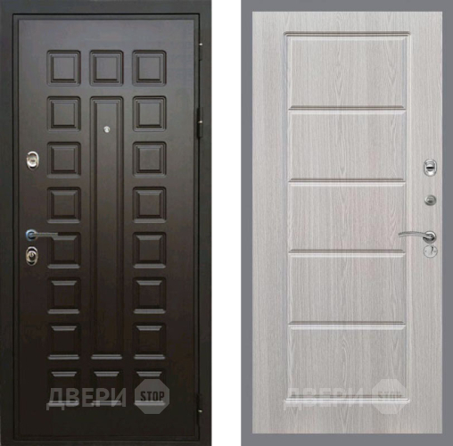 Входная металлическая Дверь Рекс (REX) Премиум 3к FL-39 Беленый дуб в Зарайске