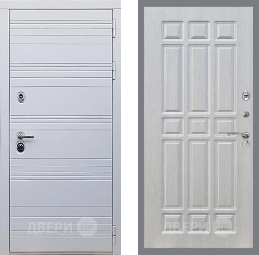 Входная металлическая Дверь Рекс (REX) 14 Силк Сноу FL-33 Лиственница беж в Зарайске