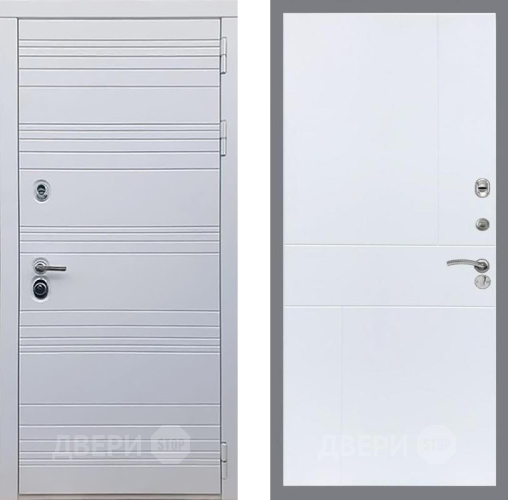 Входная металлическая Дверь Рекс (REX) 14 Силк Сноу FL-290 Силк Сноу в Зарайске