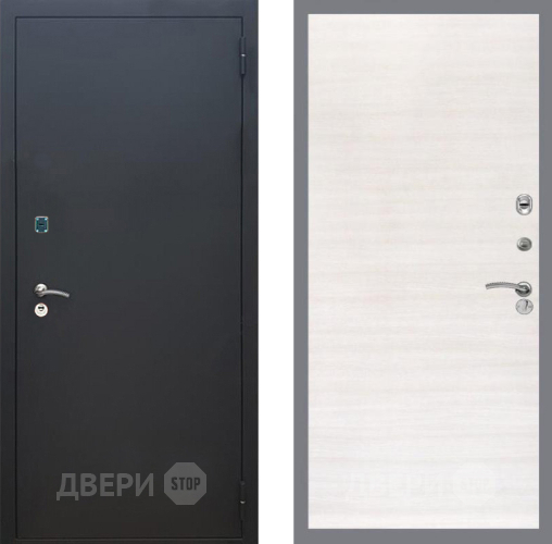 Входная металлическая Дверь Рекс (REX) 1A Черный Муар GL Акация в Зарайске