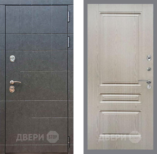 Входная металлическая Дверь Рекс (REX) 21 FL-243 Беленый дуб в Зарайске