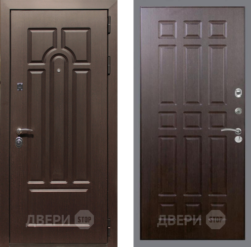 Входная металлическая Дверь Рекс (REX) Эврика FL-33 Венге в Зарайске