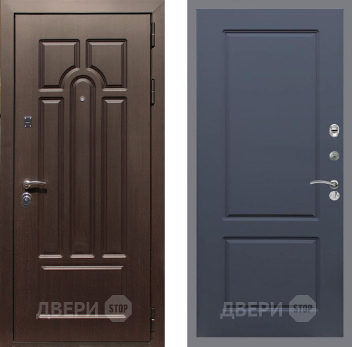 Входная металлическая Дверь Рекс (REX) Эврика FL-117 Силк титан в Зарайске