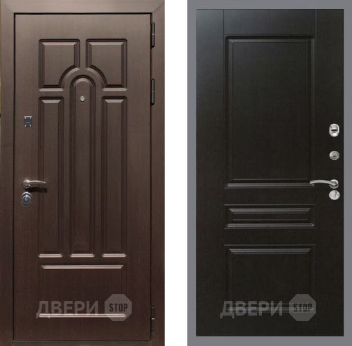 Дверь Рекс (REX) Эврика FL-243 Венге в Зарайске