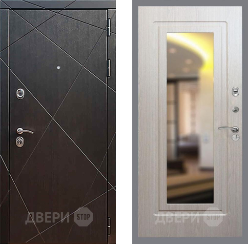 Входная металлическая Дверь Рекс (REX) 13 Венге FLZ-120 Беленый дуб в Зарайске