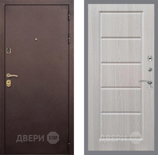 Входная металлическая Дверь Рекс (REX) Лайт 3К FL-39 Беленый дуб в Зарайске