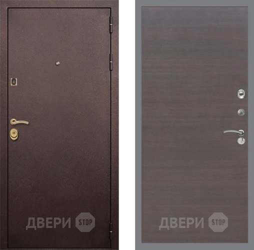 Входная металлическая Дверь Рекс (REX) Лайт 3К GL венге поперечный в Зарайске