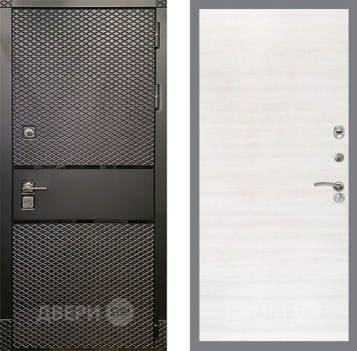 Входная металлическая Дверь Рекс (REX) 15 Черный Кварц GL Акация в Зарайске