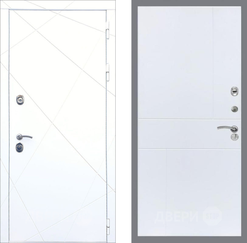 Входная металлическая Дверь Рекс (REX) 13 Силк Сноу FL-290 Силк Сноу в Зарайске