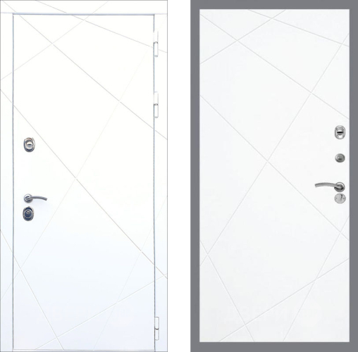 Входная металлическая Дверь Рекс (REX) 13 Силк Сноу FL-291 Силк Сноу в Зарайске