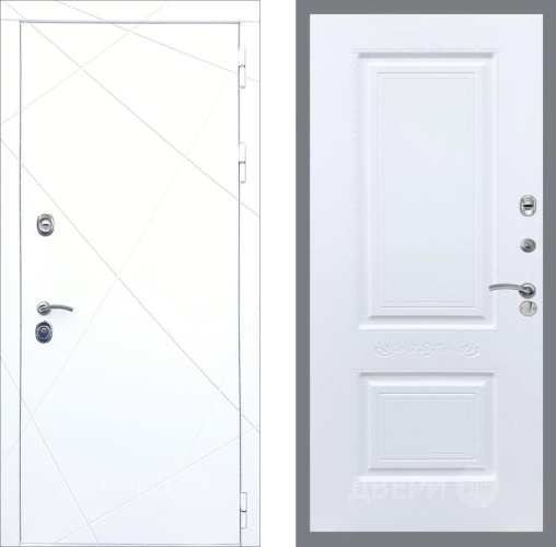 Входная металлическая Дверь Рекс (REX) 13 Силк Сноу Смальта Силк Сноу в Зарайске