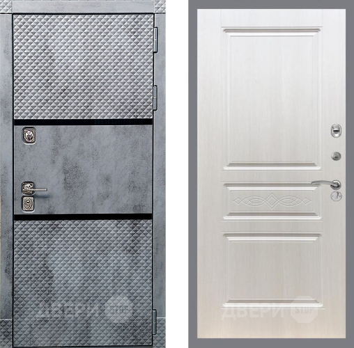 Дверь Рекс (REX) 15 Бетон Темный FL-243 Лиственница беж в Зарайске