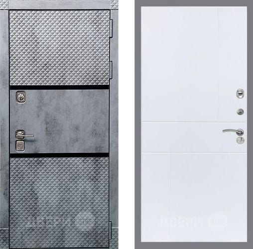 Дверь Рекс (REX) 15 Бетон Темный FL-290 Силк Сноу в Зарайске