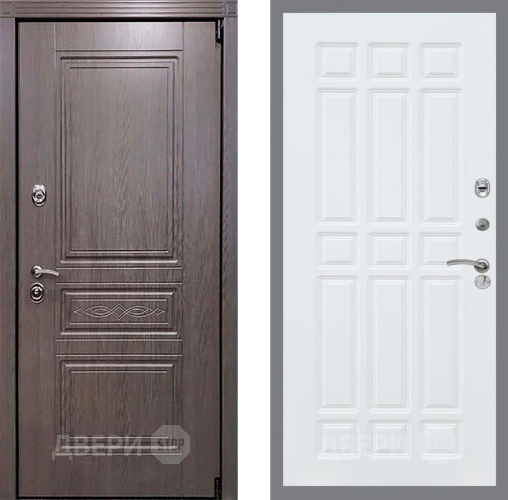 Входная металлическая Дверь Рекс (REX) Премиум-S FL-33 Силк Сноу в Зарайске