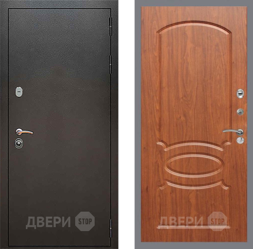 Входная металлическая Дверь Рекс (REX) 5 Серебро Антик FL-128 Морёная берёза в Зарайске