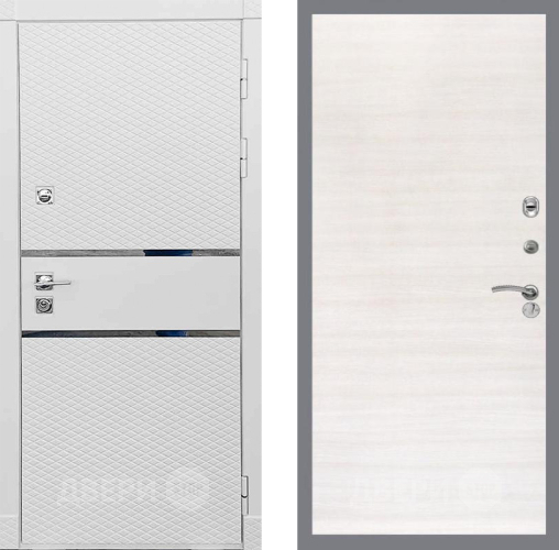 Входная металлическая Дверь Рекс (REX) 15 Силк Сноу GL Акация в Зарайске