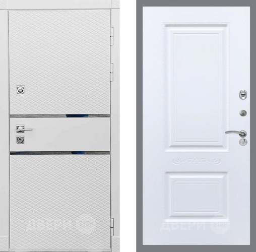 Входная металлическая Дверь Рекс (REX) 15 Силк Сноу Смальта Силк Сноу в Зарайске