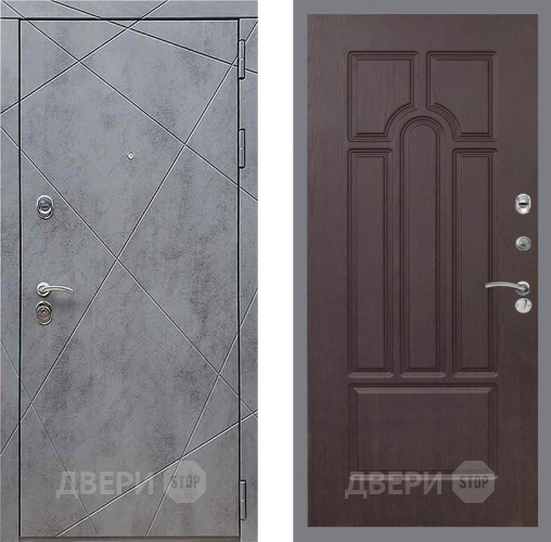 Входная металлическая Дверь Рекс (REX) 13 Бетон Темный FL-58 Венге в Зарайске
