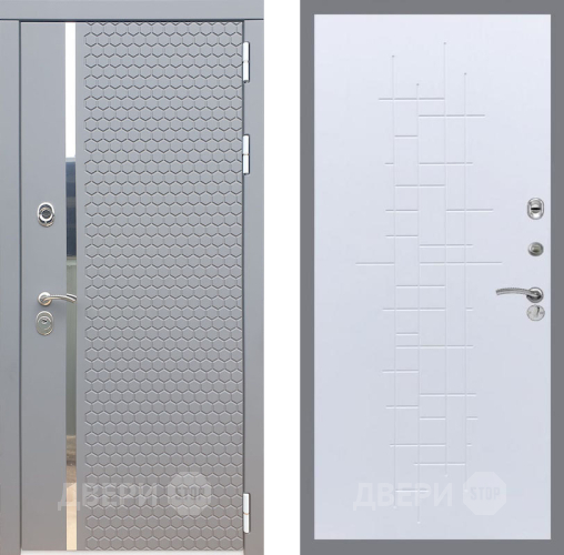 Входная металлическая Дверь Рекс (REX) 24 FL-289 Белый ясень в Зарайске