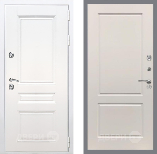 Входная металлическая Дверь Рекс (REX) Премиум-н Силк Сноу FL-117 Шампань в Зарайске