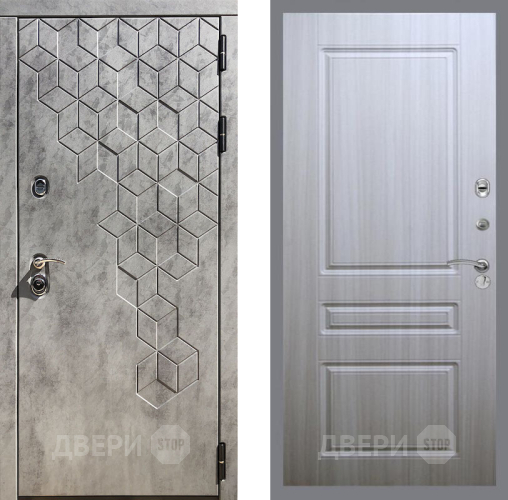 Входная металлическая Дверь Рекс (REX) 23 FL-243 Сандал белый в Зарайске