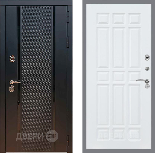 Входная металлическая Дверь Рекс (REX) 25 FL-33 Силк Сноу в Зарайске