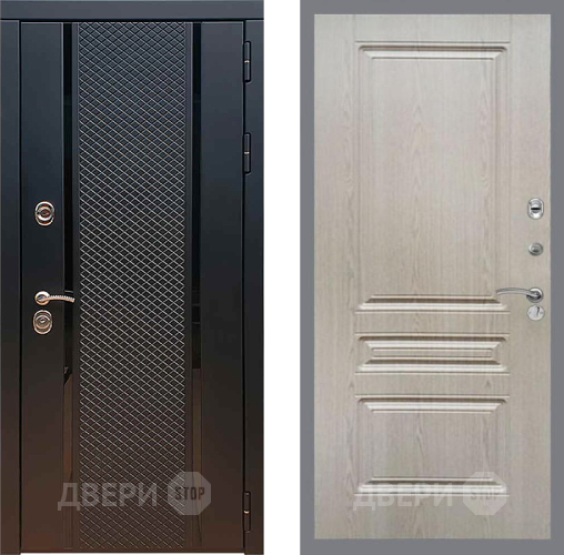 Входная металлическая Дверь Рекс (REX) 25 FL-243 Беленый дуб в Зарайске