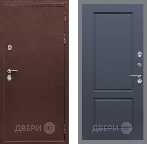 Входная металлическая Дверь Рекс (REX) 5 металл 3 мм FL-117 Силк титан в Зарайске