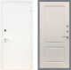 Входная металлическая Дверь Рекс (REX) 1А Белая шагрень FL-117 Шампань в Зарайске
