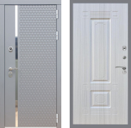 Дверь Рекс (REX) 24 FL-2 Сандал белый 860х2050 мм