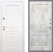 Дверь Рекс (REX) Премиум-н Силк Сноу FL-117 Бетон светлый 860х2050 мм