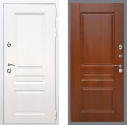 Дверь Рекс (REX) Премиум-н Силк Сноу FL-243 Итальянский орех 860х2050 мм